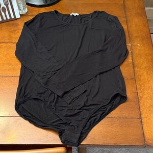 Black Long Sleeve Bodysuit
